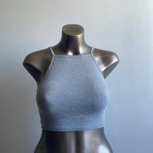 Grey Forever 21 Crop Top Medium